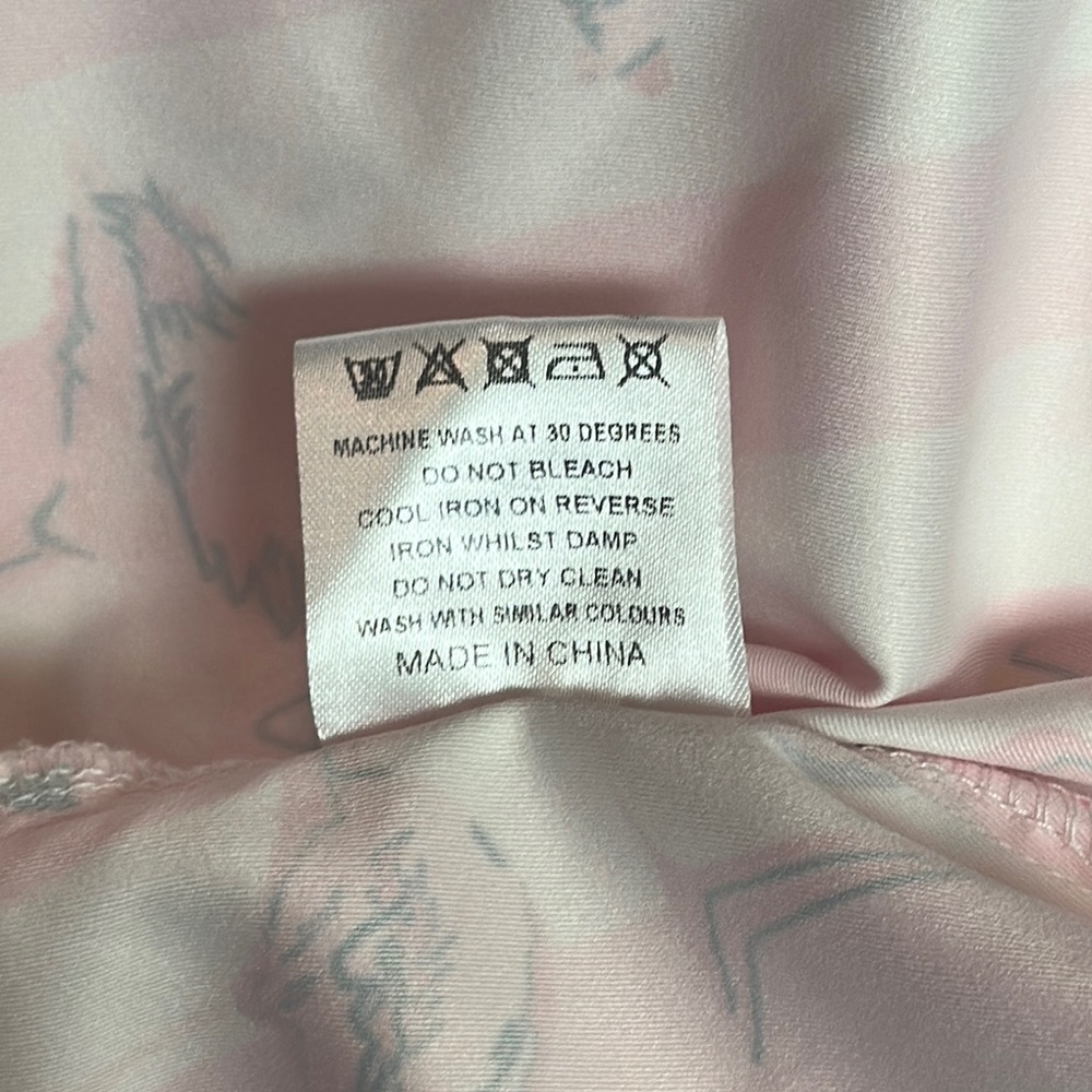 LINDY BOP Nadia Pink Flamingo Print Dress US 6 Rockabilly Retro Vibes - Picture 9 of 10